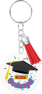 paperdreams Sleutelhanger- Geslaagd multi