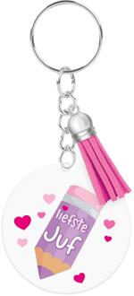 paperdreams Sleutelhanger- Juf multi