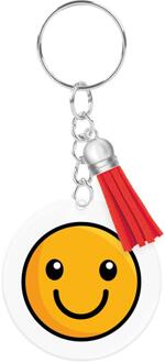 paperdreams Sleutelhanger- Smiley multi