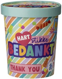 paperdreams Snoepbeker Ø12x14cm - Bedankt multi
