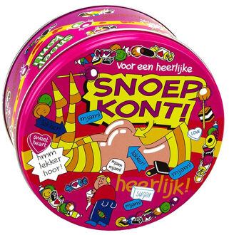 paperdreams Snoepkont cadeau snoeptrommel - koekblik - 14 x 7,5 cm - bewaarblik - verjaardag Multi