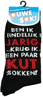 paperdreams Sokken verjaardag Kutsokken cadeau verjaardagssokken / feestsokken