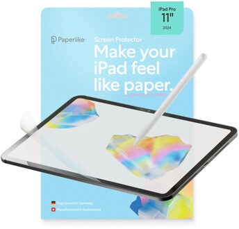 Paperlike 3 Screenprotector voor de Apple iPad Pro 11 (2025) M5 / (2024) M4 Transparant