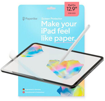 Paperlike 3 Screenprotector voor de Apple iPad Pro 12.9 (2018/2020/2021/2022) Transparant