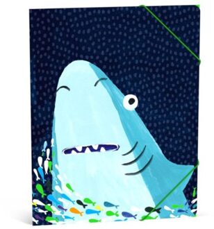 Papersalad - elastomap a4, haai