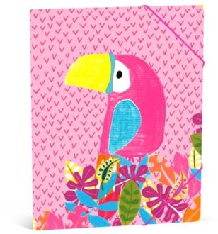 Papersalad - elastomap a4, toekan