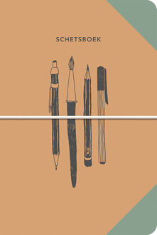 Paperstore: schetsboek klein bruches & pencils 20 cm