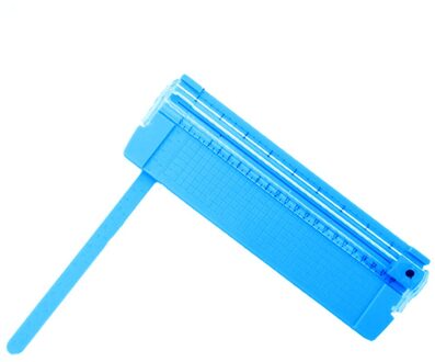 Papier Cutter Praktische Veilig Thuis Lichtgewicht Clear Schaal Scrapbooking Card Photo Trimmer Kantoorbenodigdheden Duurzaam Mini Draagbare Blauw