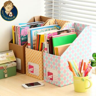 papier desktop opbergdoos Grote kantoorbenodigdheden bestand doos diy doos afwerkingskader 3 stks set