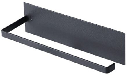 Papier Houders Handdoekhouders Non Geperforeerde Toiletpapier Hanger Papierrolhouder Thuis Verse Film Opbergrek Muur Opknoping Plank zwart