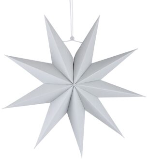 Papier Lampenkap Handgemaakte Ster Lantaarn Milieuvriendelijke Lamp Accessoire 30 cm (Grijs)