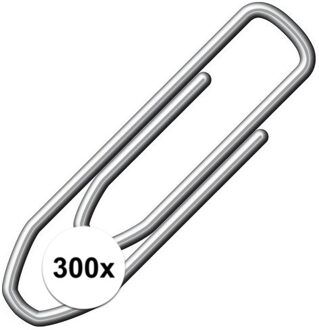 Papier paperclips klein - 21 mm - 300x stuks - Kantoorartikelen