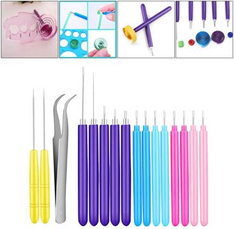 Papier Quilling Tools Sleuven Naald Pen Art Hand Craft Set Tool Voor Beginner Kaart Maken 16 stukken