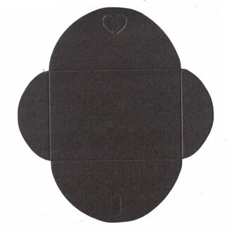 Papieren Envelop, Kleurrijke Hart Sluiting Enveloppen, Huwelijksuitnodiging Envelop Diy Enveloppen 10.5X7 Cm 100 Stks/partij Bruin