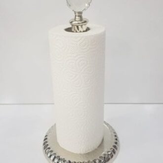 Papieren Handdoek Houder Zilver Kleur Klassieke Keuken Badkamer Gebruik Accessoires Moderne