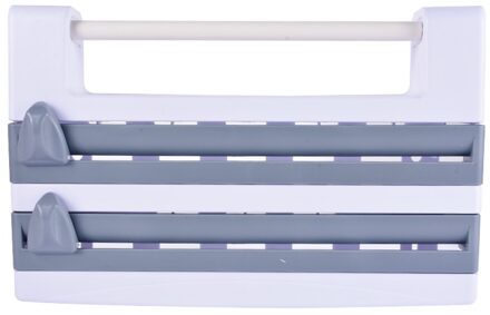 Papieren Handdoek Tissue Opbergrek Keuken Film Cling 4 In 1 Multifunctionele Papier Dispenser Wandmontage Papier Towl Rolhouder blauw