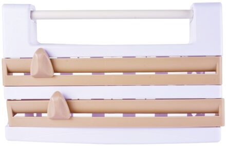 Papieren Handdoek Tissue Opbergrek Keuken Film Cling 4 In 1 Multifunctionele Papier Dispenser Wandmontage Papier Towl Rolhouder khaki