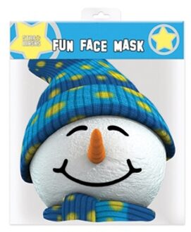 Papieren masker Sneeuwpop