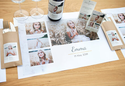 Papieren placemats - Set van 24