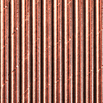 Papieren Rietjes Roségoud (20st) Roze, Goud - Brons