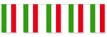 Papieren slinger Hongarije 4 meter - Hongaarse vlag - Supporter feestartikelen