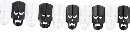 Papieren Slinger Schedels Zwart/Wit (6m) Multikleur - Print