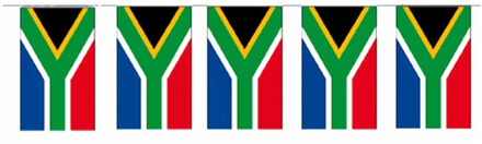 Papieren slinger Zuid-Afrika 4 meter landen decoratie Multi