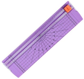 Papiersnijder 12Inch A4 Papier Trimmer Met Automatische Beveiliging Safeguard Voor Scrapbooking Home Office En Foto paars