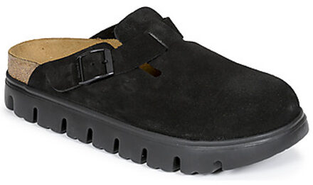 Papillio Klompen Papillio Boston Chunky Suede" Zwart - 36,37,38,39,40,41,35