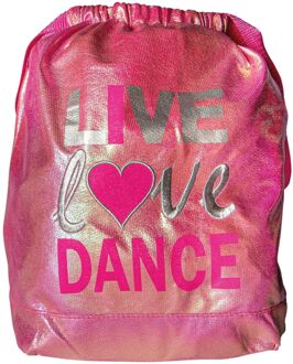 Papillon Gymtas Live Love Dance Meisjes Polyester Roze