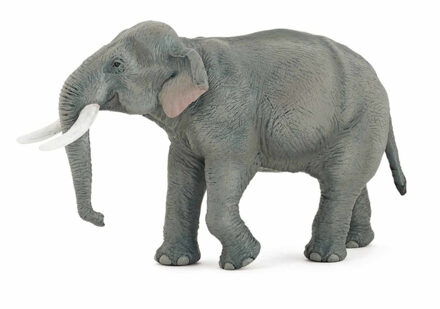 Papo Aziatische olifant - plastic - 14.5 cm - speelgoed figuur Multi