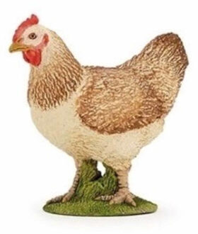 Papo Boerderijdier kip - plastic - 14.5 cm - speelgoed figuur
