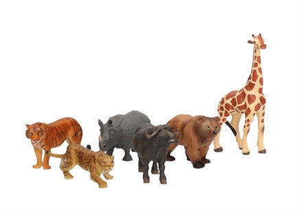 Papo Kunststof safari speelgoed dieren figuren 6,5 cm - Action products Multi