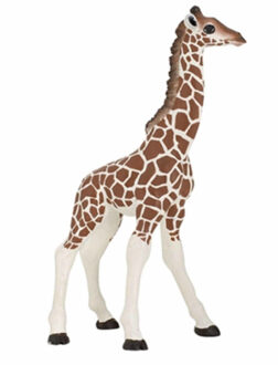 Papo Plastic speelgoed figuur baby giraffe 9 cm Multi