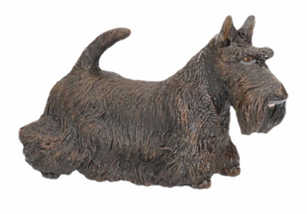 Papo Plastic speelgoed figuur zwarte Schotse terrier 6 cm Multi