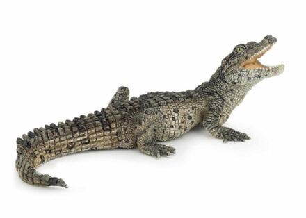 Papo Speelfiguur Krokodil - 10,5 x 5 x 3,5 cm - kunststof - krokodillen