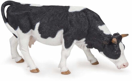 Papo Speelgoed grazende koe - figuur - 14 cm - kunststof - speeldieren - boerderijdieren