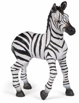 Papo Speelgoed zebra - figuur - 9 cm - kunststof - speeldieren - dieren - speelfiguren