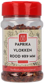 Paprika Vlokken Rood 9x9 mm - Strooibus 70 gram