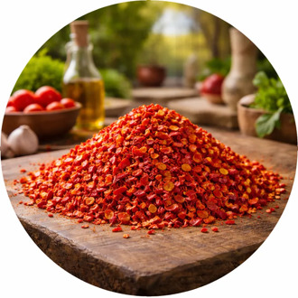 Paprikastukjes rood 1-3 mm