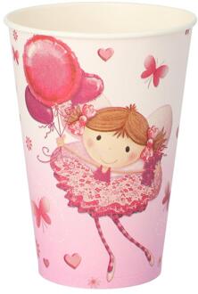 Papstar Bekers Little Dancer karton 0,2l 10st roze