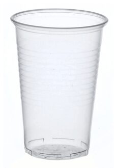 Papstar Drinkbekers Helder 100 stuks Bruin