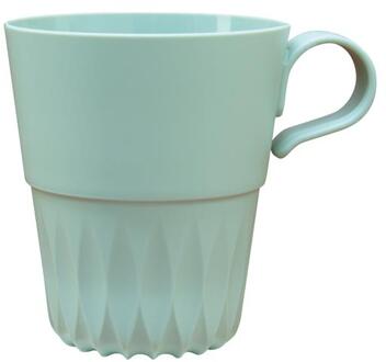 Papstar Officup beker 180ml groen set a 10 stuks