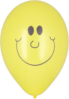 Papstar Smile / Emoticon ballonnen - 10x stuks - Party feestartikelen emoticons