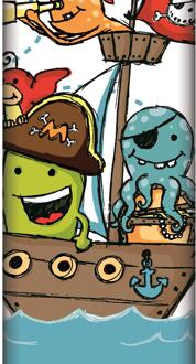 Papstar Tafelkleed papier Pirate Crew 120x180cm multi