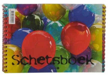 Papyrus Schetsboek Papyrus ballon A5 120gr 20vel Wit