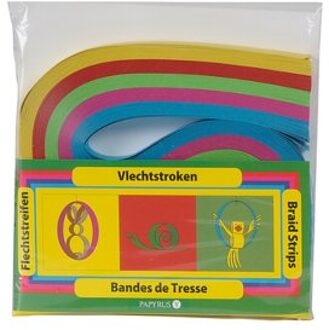 Papyrus Vlechtstroken Kreatief 1.5x48cm assorti