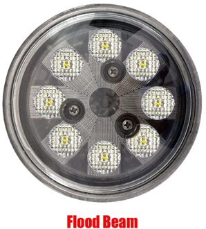 Par 36 12V 24V Led Flood 8 Lampen Gebruikt Voor Tractoren PAR36 24W Led Werklampen Led kap/Spatbord/Cab Licht-Hi/Lo Beam X1pc Flood beam