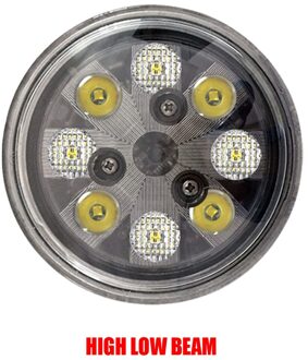 Par 36 12V 24V Led Flood 8 Lampen Gebruikt Voor Tractoren PAR36 24W Led Werklampen Led kap/Spatbord/Cab Licht-Hi/Lo Beam X1pc High Low beam
