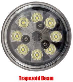 Par 36 12V 24V Led Flood 8 Lampen Gebruikt Voor Tractoren PAR36 24W Led Werklampen Led kap/Spatbord/Cab Licht-Hi/Lo Beam X1pc Trapezoid beam